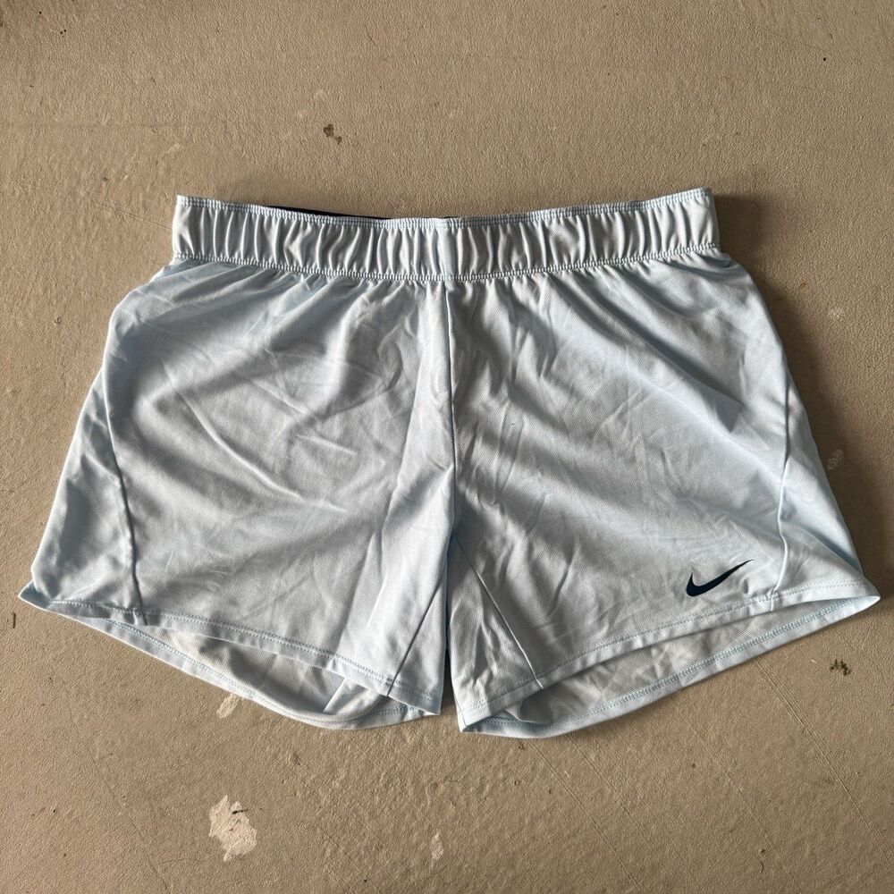 Nike Dri-Fit Running Shorts Women's Size Medium Gray Workout Athletic Bottoms